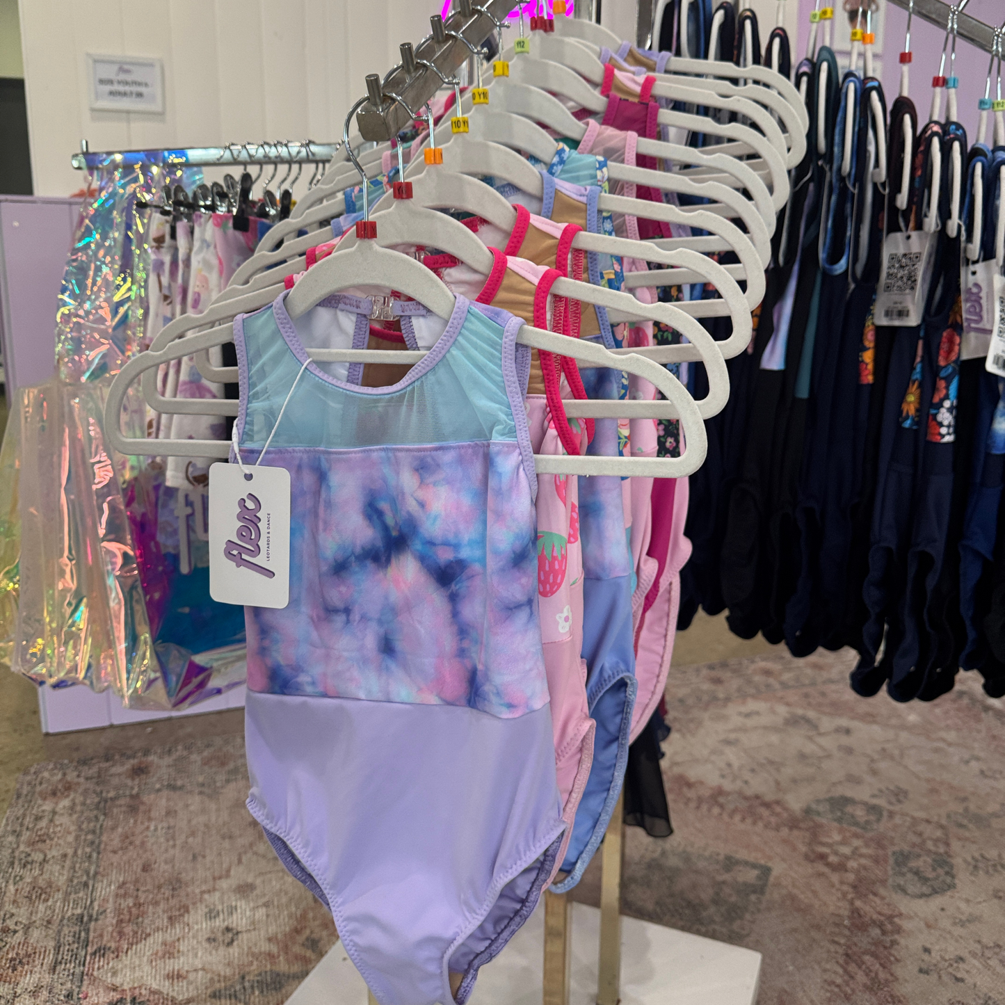 Y8 Kat Leotard Pink / Strawberries